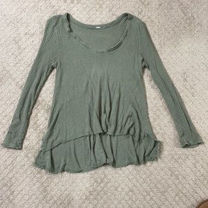 Free People Distressed Top